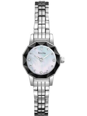 Bulova  Women's Bracelet Watch with Mother-of-Pearl Dial and Diamond Accents